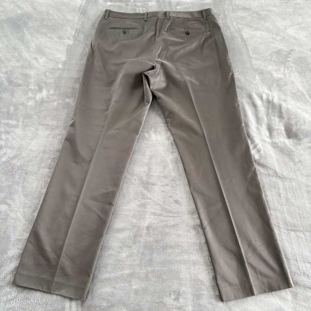 Bonobos Men's Dress Pants Khaki Gray Slacks Business Casual Work Trousers 34x30 - Picture 7 of 16